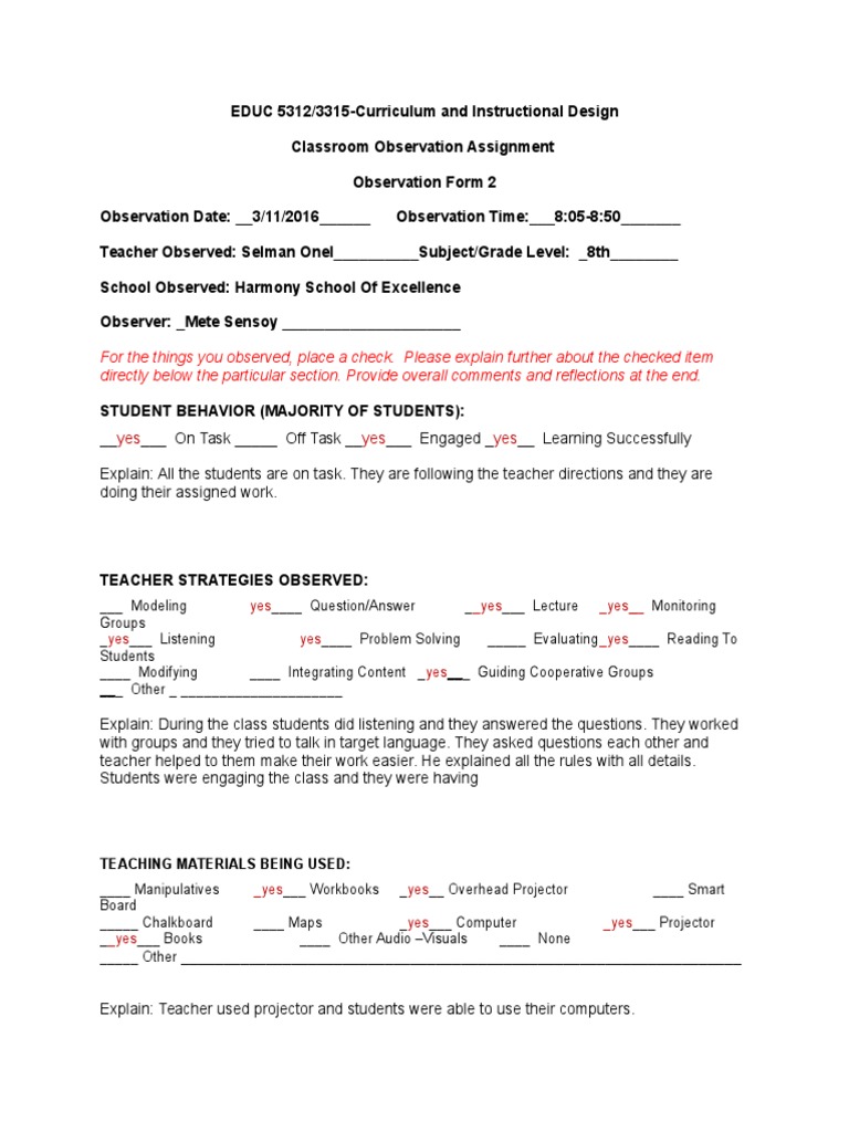 Observation homework 08 picture
