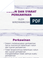  Rukun Dan Syarat Perkawinan