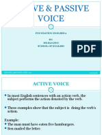 NOTES-Active & Passive Voice