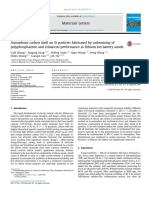 Amorphous Carbon Shell on Si Particles Fabricated by Carbonizing of Polyphosphazene and Enhanced Performance as Lithium Ion Battery Anode