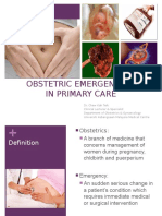 Obstetric Emergency - in Primary Care