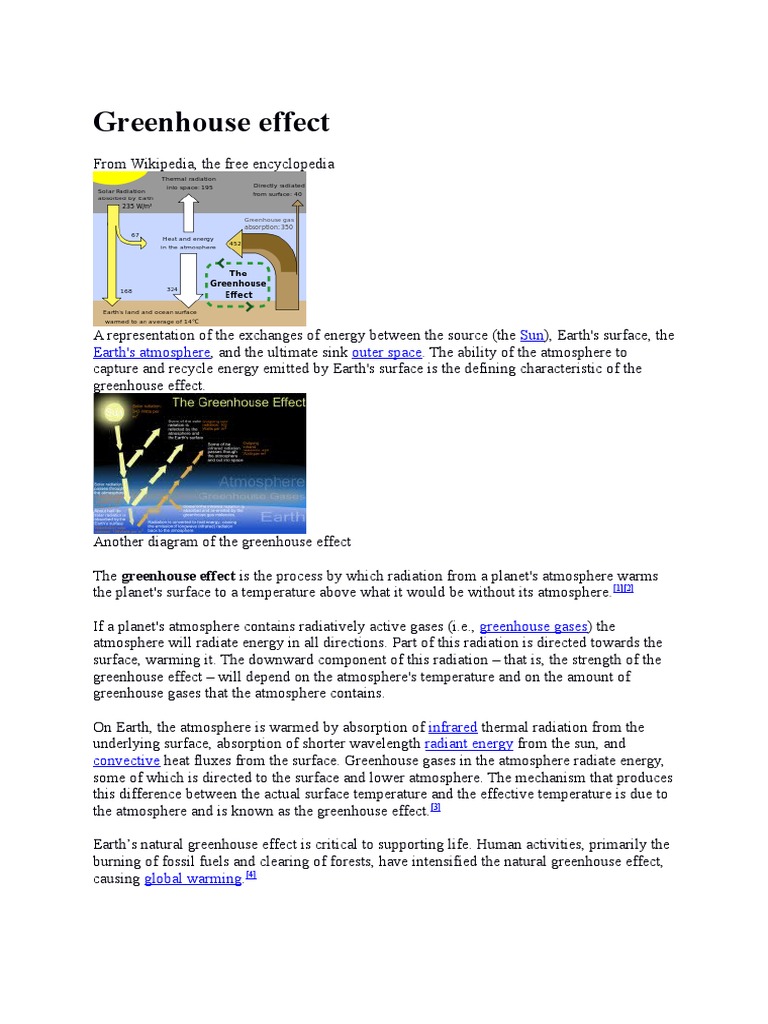 Understanding the Greenhouse Effect | PDF