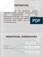 Abnormal Uterine Bleeding