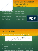 Analisis Kualitatif dan Kuantitatif Amoksisilin