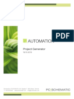 Project Generator: Developed By: PC - SCHEMATIC A/S Bygaden 7 4040 Jyllinge Denmark