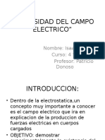 Intensidad Del Campo Electrico