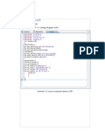 Gambar 4.1 Source Code Percobaan LCD