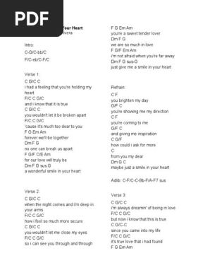 A Smile In Your Heart Lyrics Chords Song Structure Songs