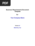 Functional Specification Document (Template) | PDF | Use Case ...