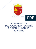 Strategia de Dezvoltare A Raionului Orhei Final PDF