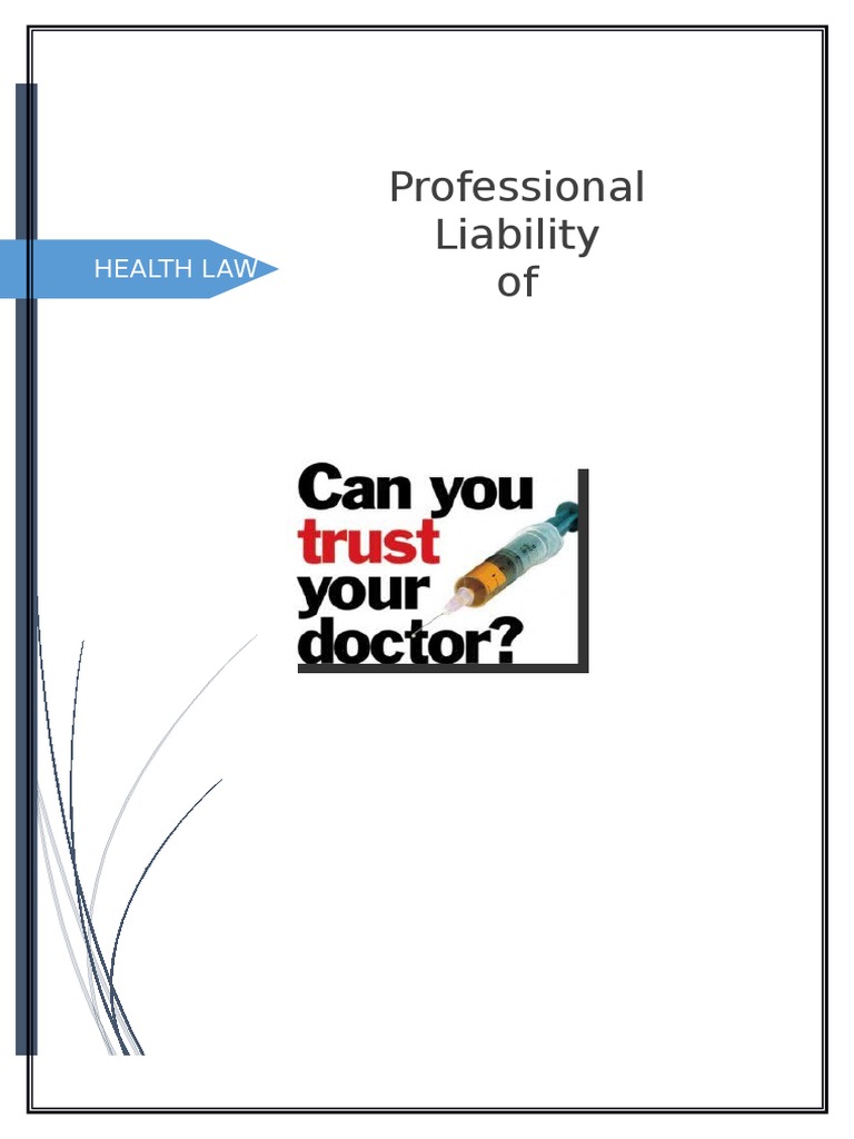 Understanding Medical Negligence Law | PDF | Reasonable Person | Negligence