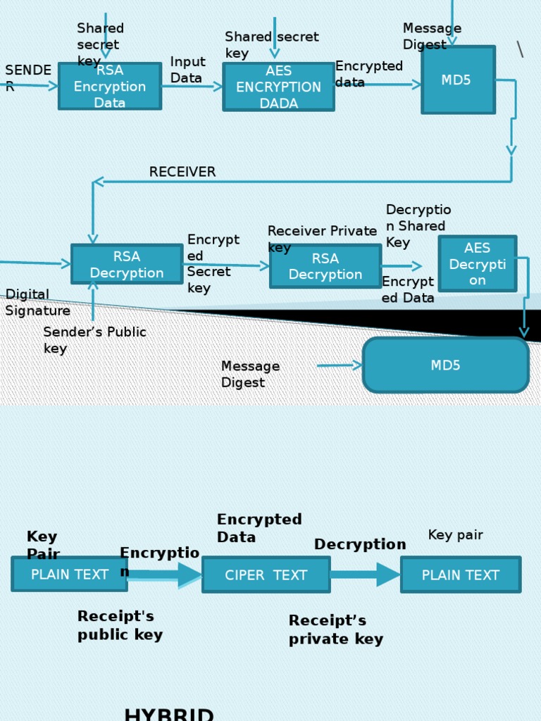 Rsa and Aes Diagram | PDF