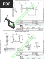 Gambar Teknik Ragum dan Bagian-Bagiannya | PDF