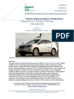 Autonomous Vehicle Implementation Predictions