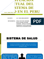 Sistuacion Actual Del Sistema de Salud en El Peru