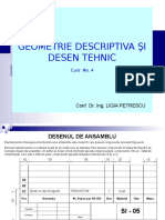 Geometrie Descriptiva Si Desen Tehnic Prof Ligia Petrescu POLITEHNICA