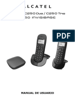 Alcatel Phones C250 C250 Invisibase Manual Usuario SP
