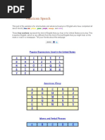 American Speech: Popular Expressions Used in The United States A B C D E F G H I J K L M N O P Q R S T U V W X Y Z
