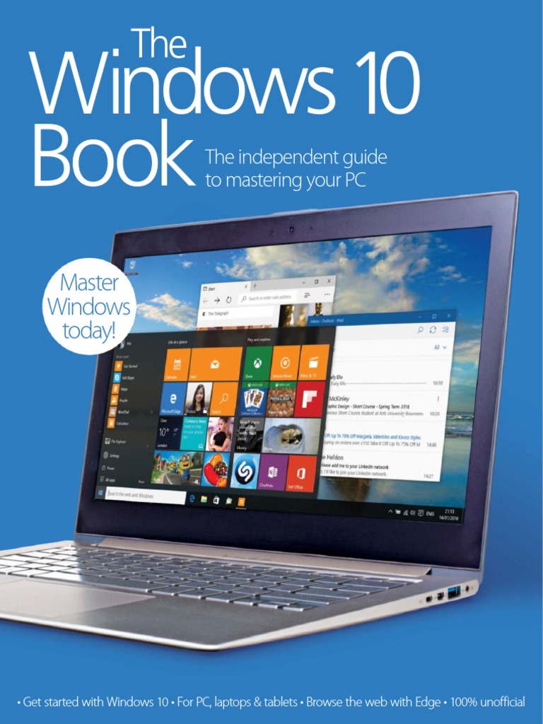 The Windows 10 Book (2016) | PDF | Windows 10 | Web Browser