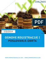 Osnove Registracije I Poslovanja Obrta