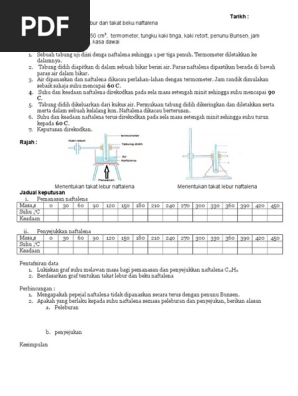 Kerja Amali Determint Takat Lebur Pdf