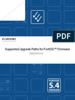 Supported Upgrade Paths to FortiOS