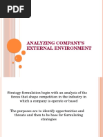 CH 03 - The Company's External Environment