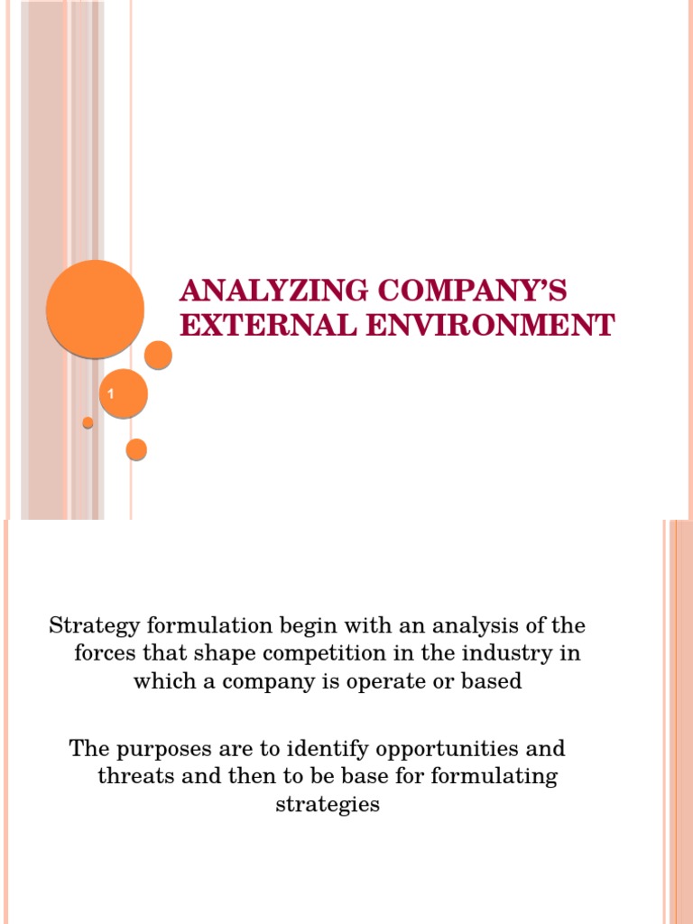 Key Competitive Factors in Industry Analysis | PDF | Strategic ...