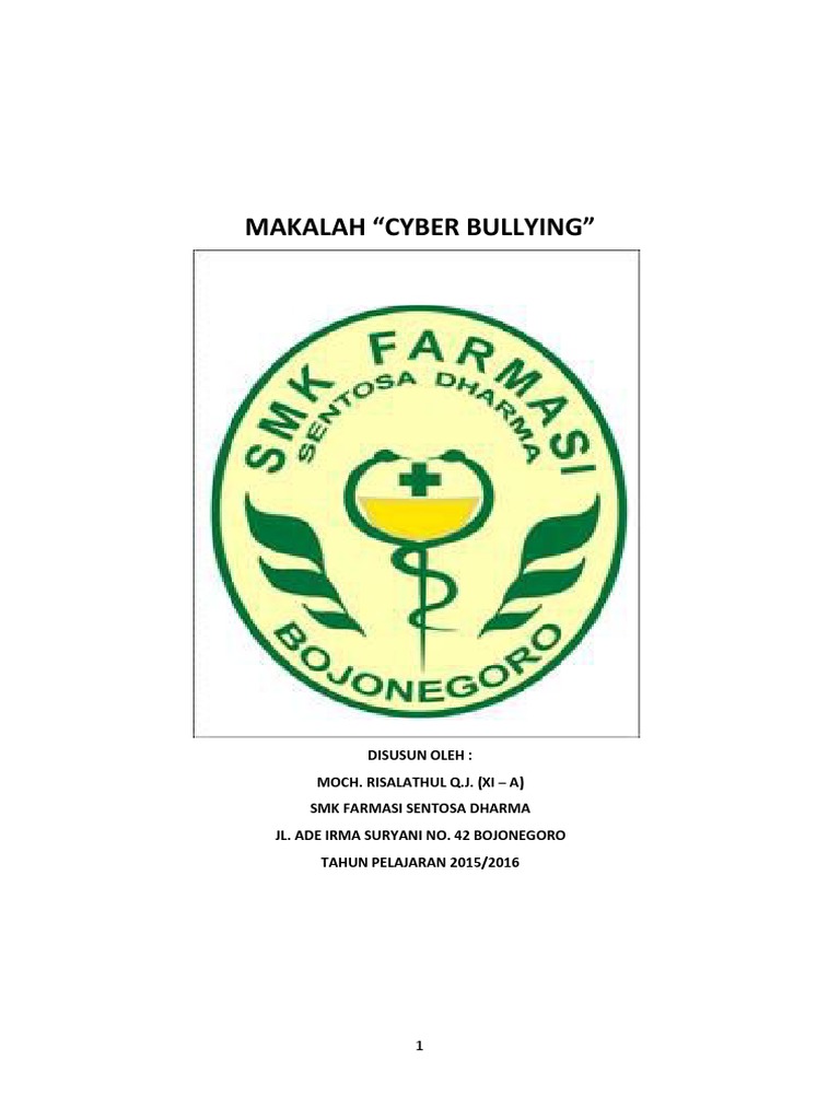 Cyber Bullying Makalah