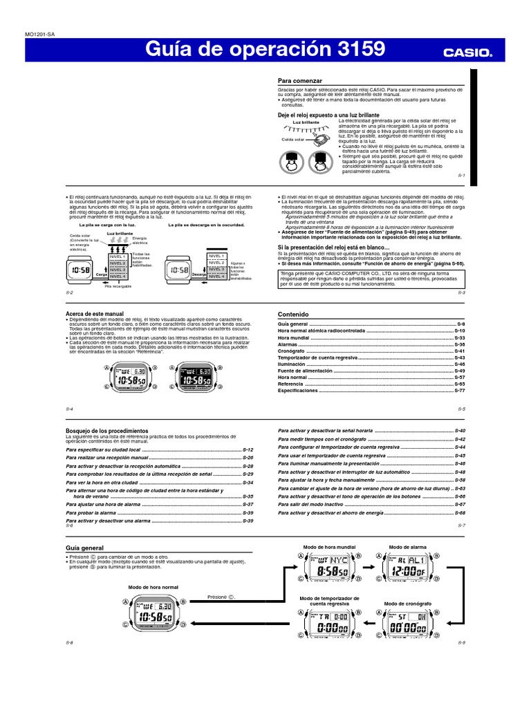 casio module 3159
