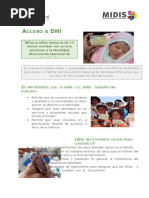 Ficha Técnica Acceso Oportuno DNI