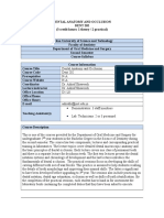 DENT 202 Course Syllabus