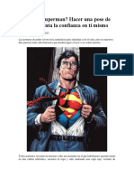 El Efecto Superman Hacer Una Pose de Poder Aumenta La Confianza en Ti Mismo