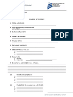 Anexa 1. Model Fisa de Activitate 08.02.2016