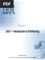 Unit 1 - Introduction To Partitioning