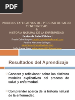 Modelos Explicativos Del Proceso de Salud y Enfermedad 