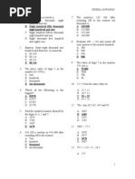 Soalan Peperiksaan Matematik Tingkatan 1 Kertas 1 - (SKEMA JAWAPAN)