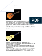 Historia de La Guitarra