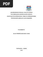 FICHAMENTO PSICOPEDAGOGIA