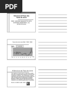 Estrutura Termo Taxa Juros