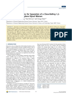 Energy Saving Designs for Separation of a Close Boiling 1 2 Propanediol and Ethylene Glycol Mixture