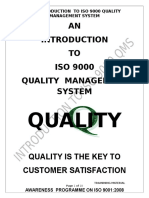 AN TO ISO 9000 Quality Management System
