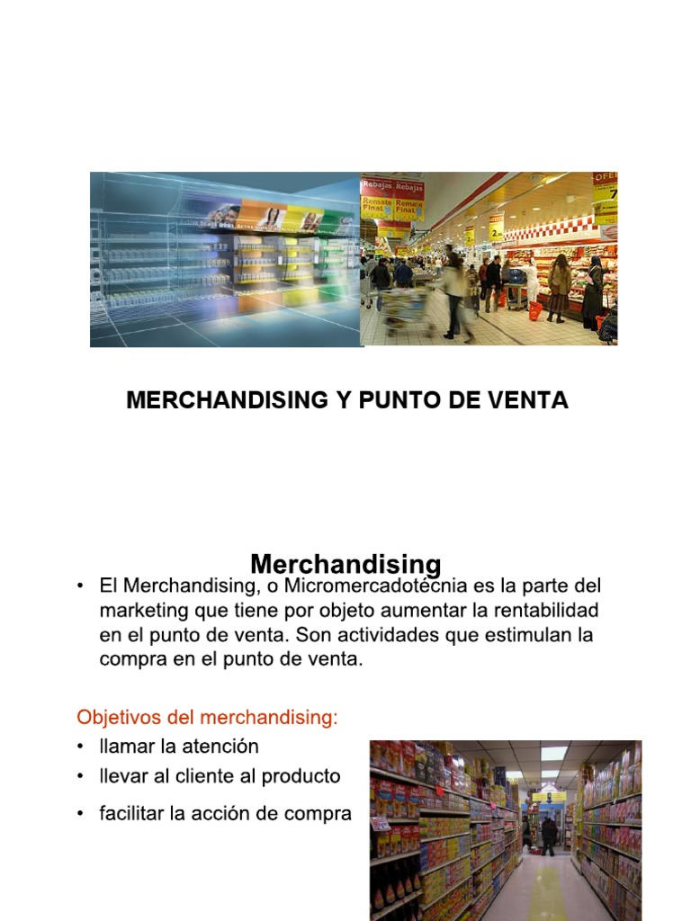 Merchandising y Punto de Venta PDF | PDF | Comercialización | Producto ...