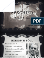 Abschied. Heinrich Böll