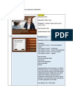 Negotiation Interaction Storyboard