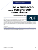 Direito À Educação Das Pessoas Com Deficiência