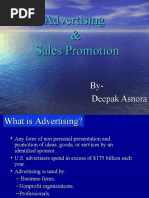 Advertising & Sales Promotion