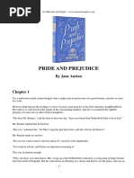 English Pride - Prejudice | PDF | Pride And Prejudice | Mr. Darcy