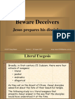 Watchtower: Beware Deceivers - Jesus Prepares His Disciples by Doug Mason - 2007