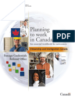 Planning to Work in Canada - An Essentisl Workbook for Newcomers - Citizenship and Immigration Canada